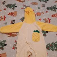 tutone 18 mesi giallo con ananas