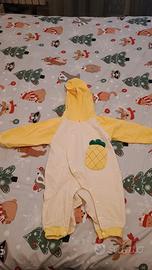 tutone 18 mesi giallo con ananas