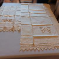 Set 2 Asciugamani (Grande/Piccolo) in Puro Lino