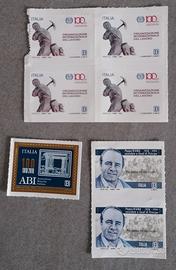 7x Francobolli Commemorativi Nuovi 2019/2020