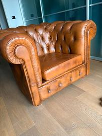 Poltrone Chester in pelle