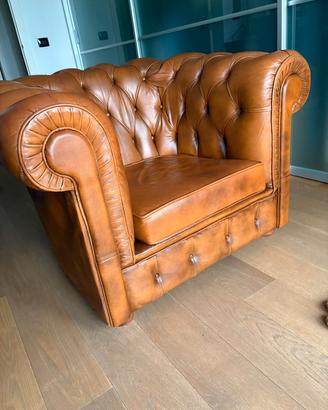 Poltrone Chester in pelle