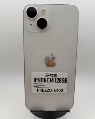 iPhone 14 128GB bianco usato garanzia 