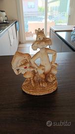 statua coccio gatto silvestro speedy gonzales 21 p