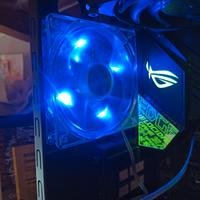 Ventola Cooler Master A12025 con LED azzurri
