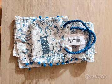 Borsa mare+ telo fouta 100% cotone