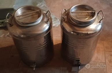 Fusti in acciaio inox