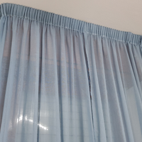 Tende no stiro colore azzurro