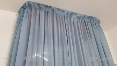 Tende no stiro colore azzurro