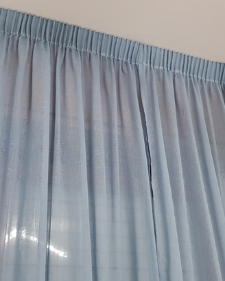 Tende no stiro colore azzurro