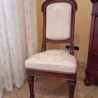 coppia di sedie poltrona  antiquariato