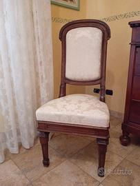 coppia di sedie poltrona  antiquariato