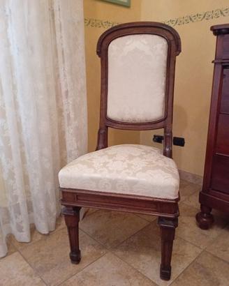 coppia di sedie poltrona  antiquariato