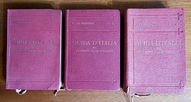 GUIDA D'ITALIA DEL TOURING CLUB 3vol da collezione