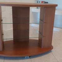 Mobile porta tv in legno color ciliegio