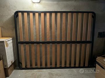 rete da letto a doghe in legno
