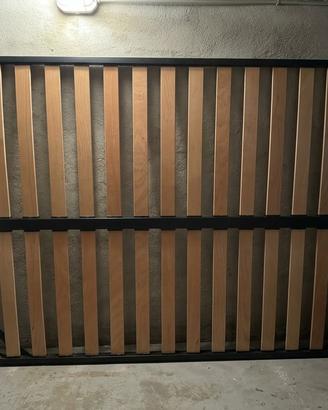 rete da letto a doghe in legno