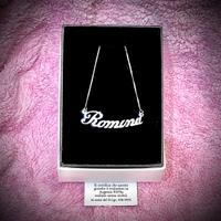 Collana in Argento 925 (con nome: ROMINA)
