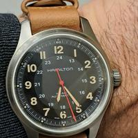 hamilton khaki field titanium 