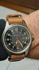 hamilton khaki field titanium 