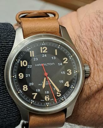 hamilton khaki field titanium 