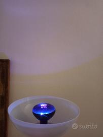 lampada vintage blu viola cromoterapia