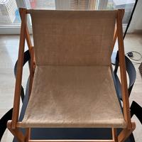 Poltrona pieghevole vintage design