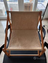 Poltrona pieghevole vintage design