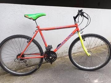 Mountain bike green line 