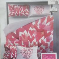 Parure copripiumino matrimoniale in cotone