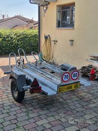 Carrello rimorchio porta moto Ellebi