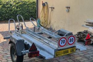 Carrello rimorchio porta moto Ellebi