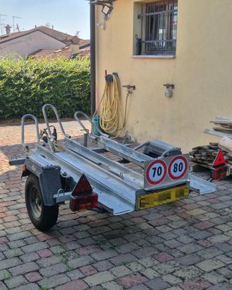 Carrello rimorchio porta moto Ellebi