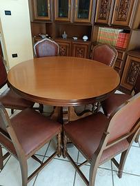 SEDIE E TAVOLO ROTONDO DA SALA