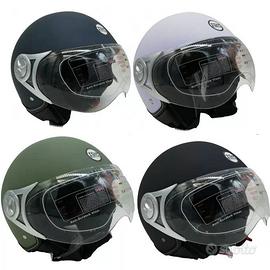 CASCO JET SIRIO MATT OPACO MOTO SCOOTER OMOLOGATO