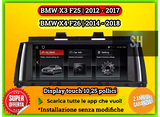 Radio BMW X3 F25 F26 android ios- OCTACORE 4Gb ram