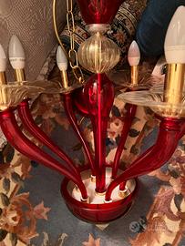 Lampadario vetro di Murano