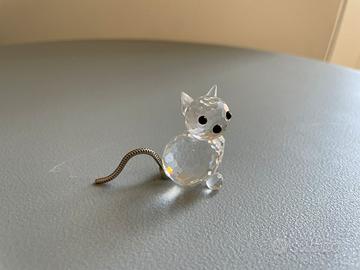 Gatto Swarovski animali soprammobili