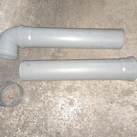 Tubi scarico idrico ad innesto in pvc.