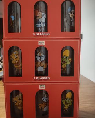 Bicchieri Kellogs vintage 