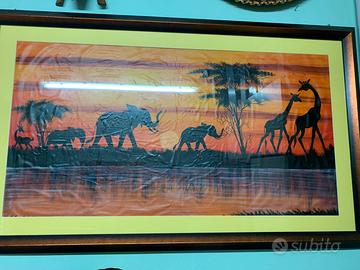 Quadro tela africana