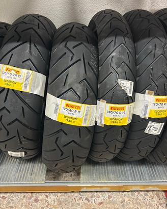 PIRELLI SCORPION TRAIL II 120/70-19 170/60-17 DOT 
