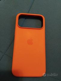 cover originale apple iphone 17 pro max arancione