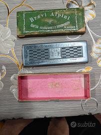 armonica a bocca vintage modello "Bravi Alpini"