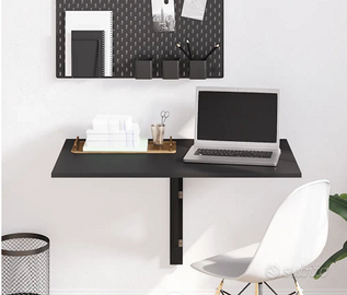 Scrivania / tavolo IKEA pieghevole a ribalta nero