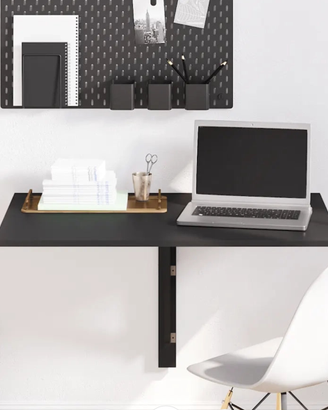 Scrivania / tavolo IKEA pieghevole a ribalta nero