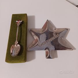 Set vintage cucchiaino e piattino canadesi 