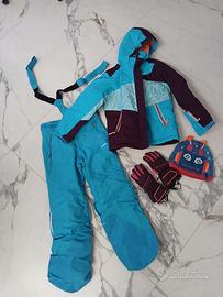 completo sci bambina 8 anni