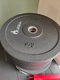 vedo bumpers legion pacco pesi 100 kg mai usati