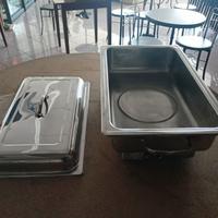 Chef and dish elettrico con tre vaschette